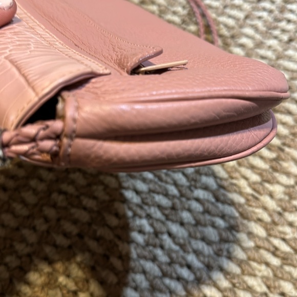 Brighton blush pink croc bag heart braided - Picture 8 of 13